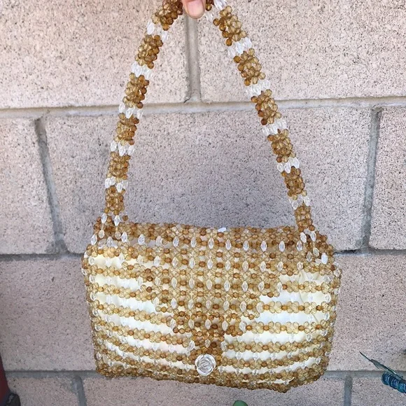 Vintage Beaded Bag🧡 - Picture 5 of 11